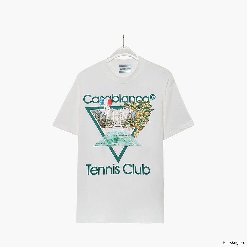 Casablanca Tennis Club White T-shirt