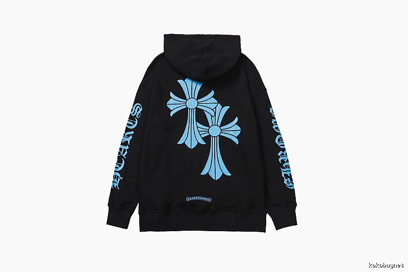 Chrome Hearts 2088-15 Black Cross Graphic Hoodie Daily Styling