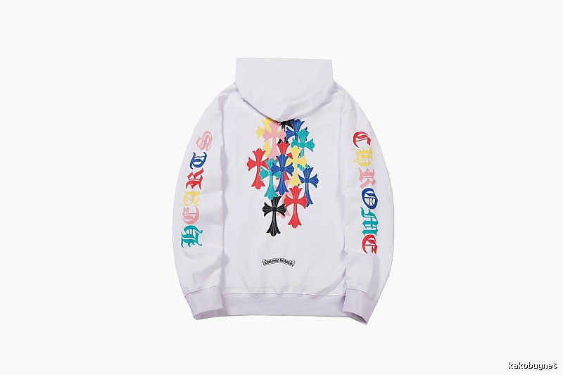 Chrome Hearts 2088-39 White Cross Graphic Hoodie City Outfit
