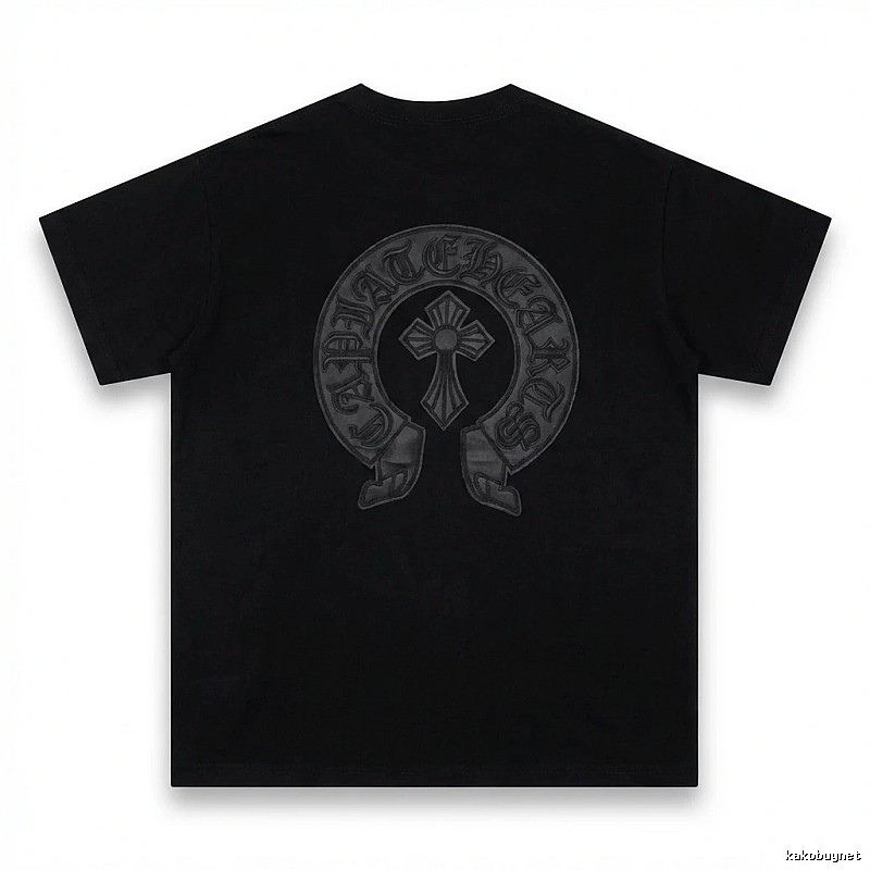 Chrome Hearts Cross Vintage Black Short-sleeve Shirt