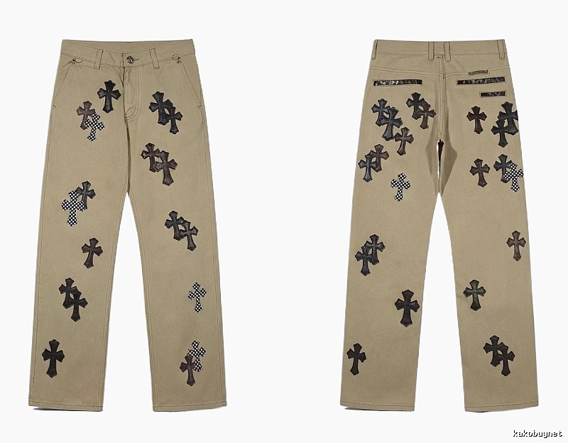Chrome Hearts Cross Vintage Khaki Pants