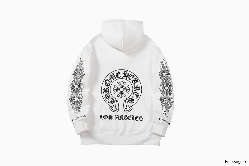 Chrome Hearts Daily Cross graphic hoodie Black Blue Cross for City Outfits