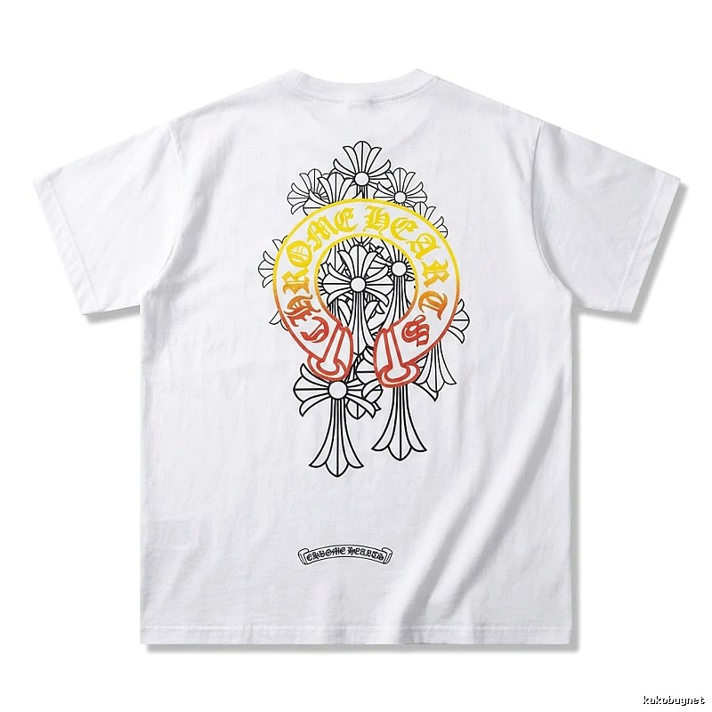 Chrome Hearts Retro Style White T-shirt