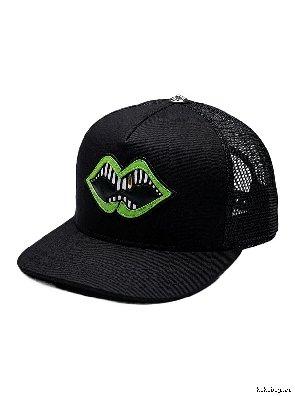 Chrome Hearts trendy and cool style black hat