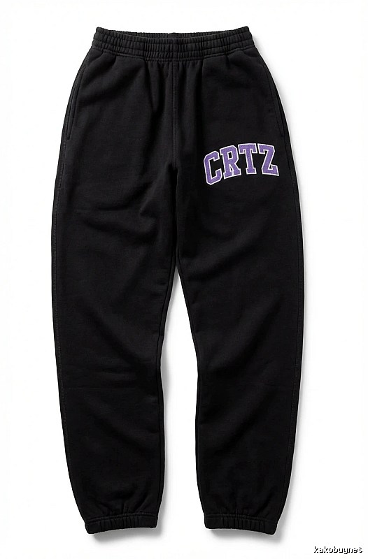 Corteiz CRTZ casual style black pants