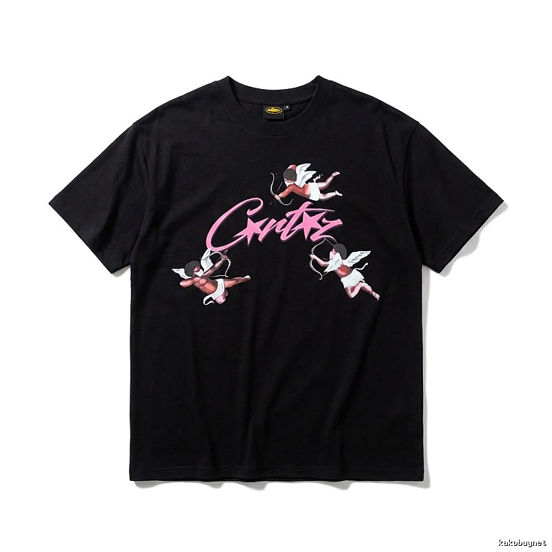 Corteiz Cupid Trendy Cool Black T-shirt