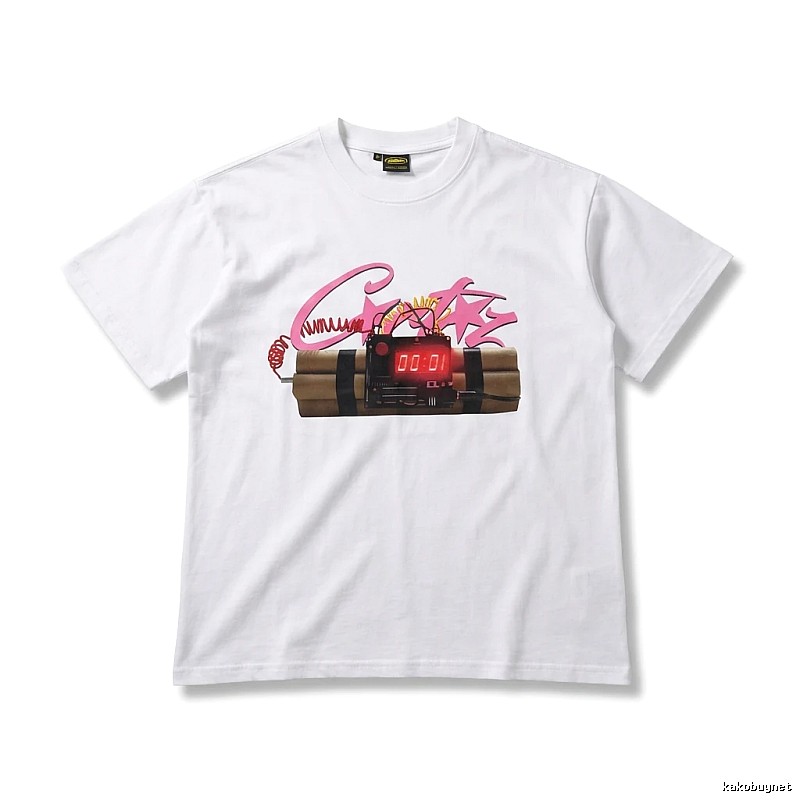 Corteiz Explosive Style White T-shirt