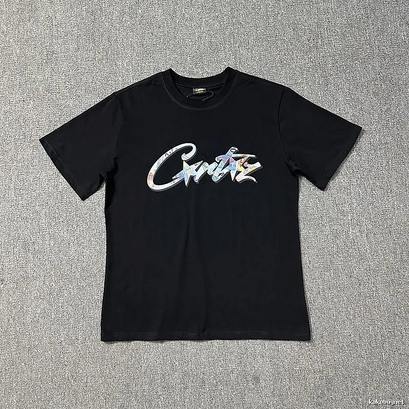 Corteiz Logo Detail Logo T-shirt Black Corteiz with Relaxed Feel
