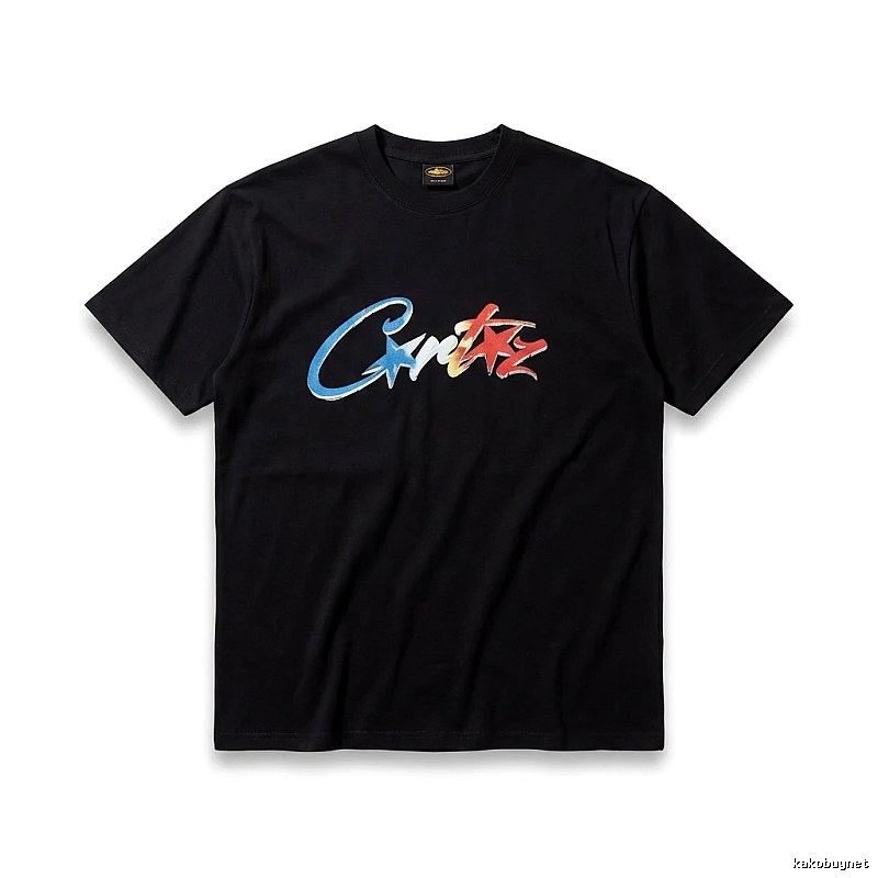 Corteiz Printed Trendy Black T-shirt