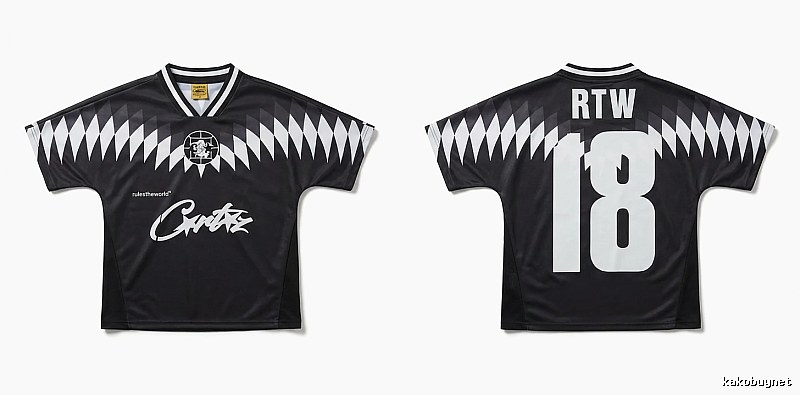 Corteiz RTW Series Black and White Wind Top