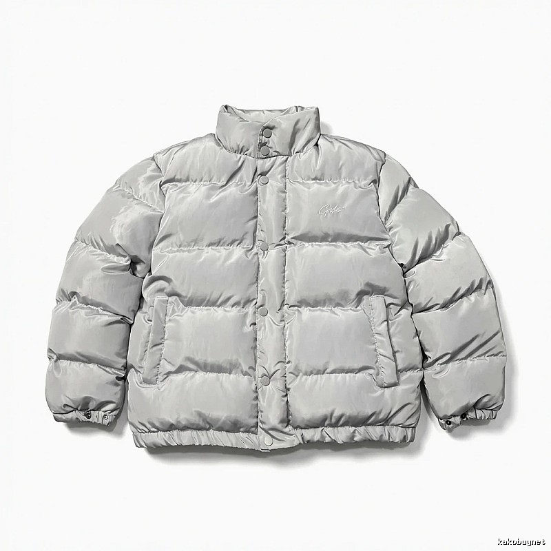Corteiz Silver-Gray Trendy and Cool Down Jacket
