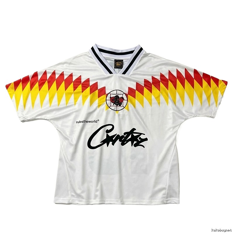 Corteiz sporty white short-sleeved shirt