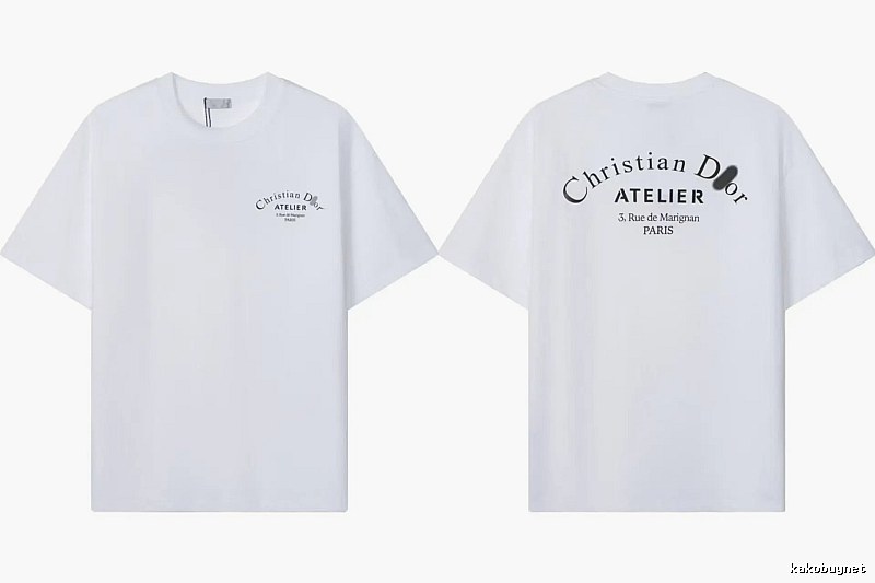 Dior Atelier Minimalist Style White T-Shirt