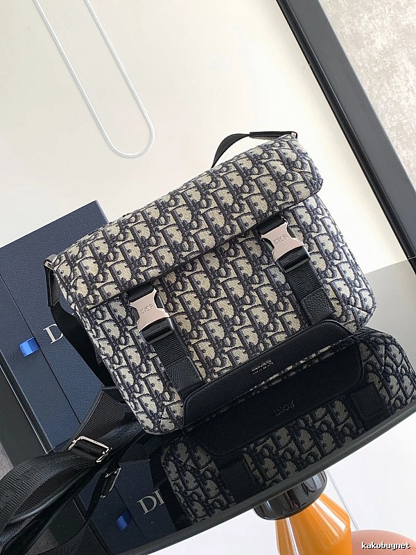 Dior Oblique backpack Blue Flap