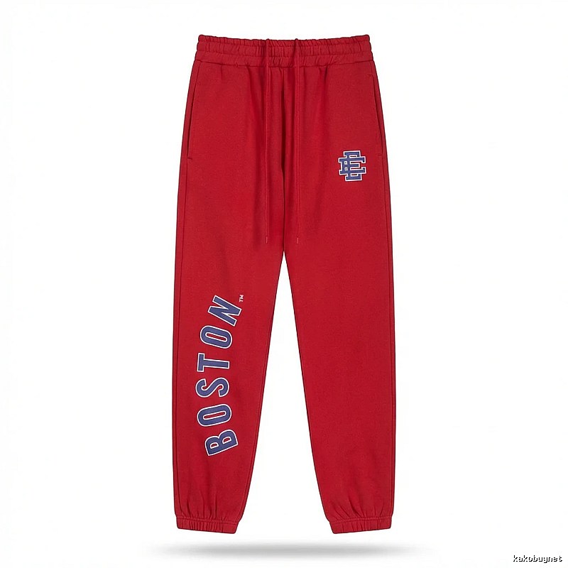 Eric Emanuel American Retro Red Sweatpants