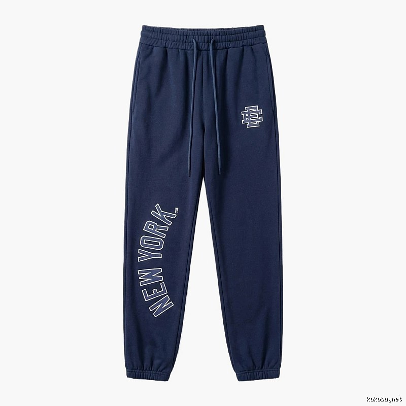 Eric Emanuel New York Style Navy Blue Sweatpants