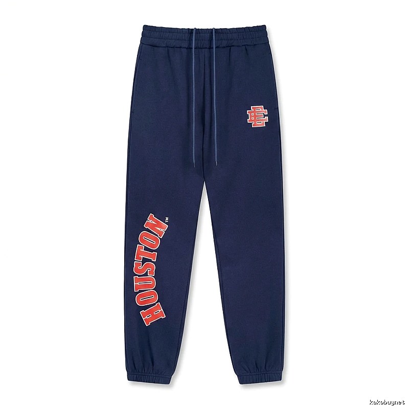 Eric Emanuel Sports Style Navy Blue Sweatpants