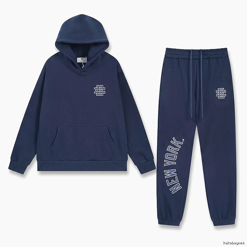 Eric Emanuel sporty dark blue suit