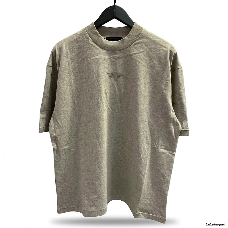 ESSENTIALS Basic Light Gray T-shirt