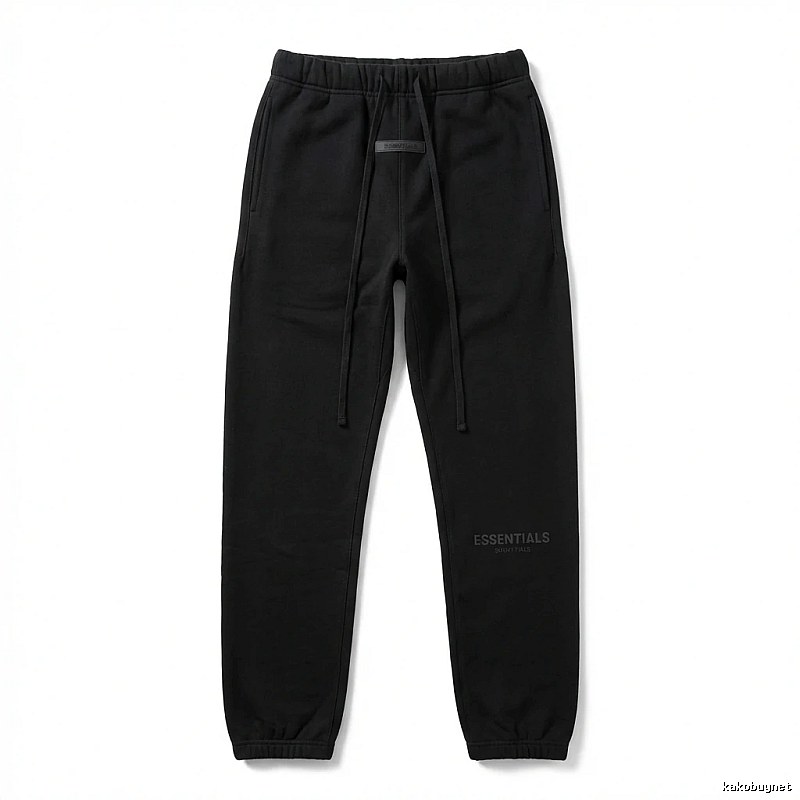 ESSENTIALS minimalist black sweatpants