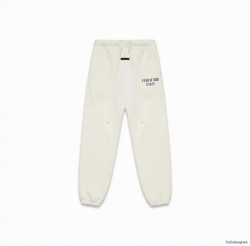 ESSENTIALS minimalist style white sweatpants