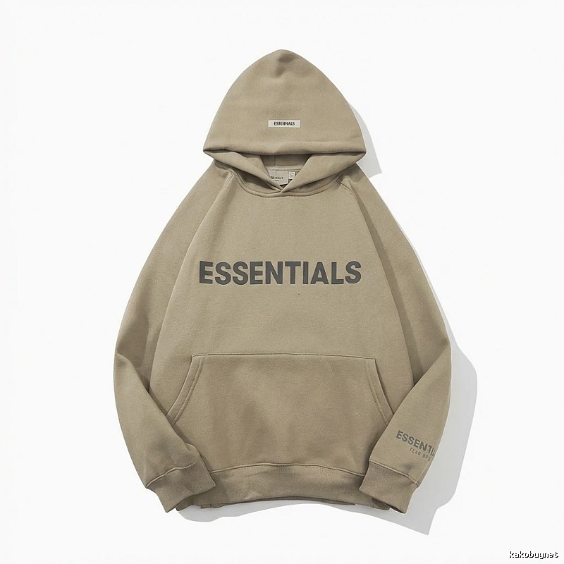 ESSENTIALS Simple Style Khaki Sweatshirt