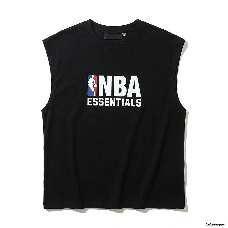 ESSENTIALS Sports Style Black Vest