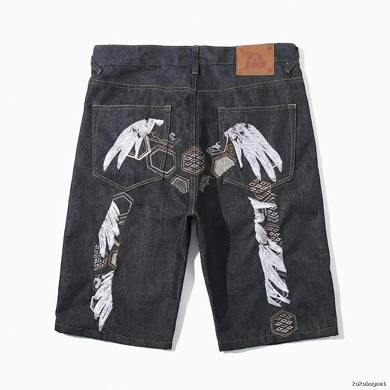 EVISU trendy denim shorts