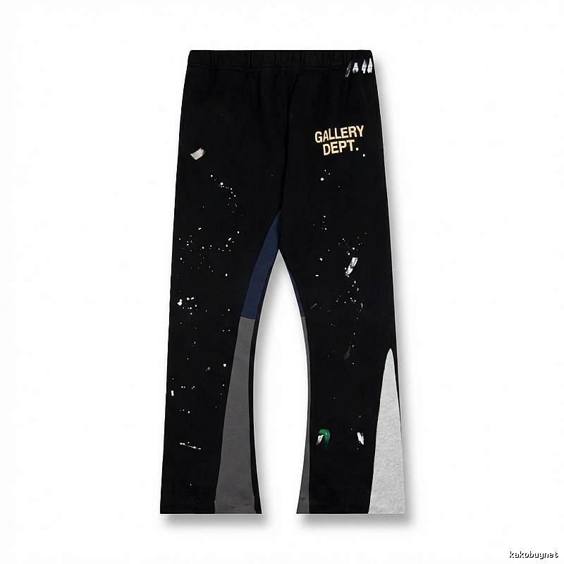 Gallery Dept Graffiti Style Black Trousers