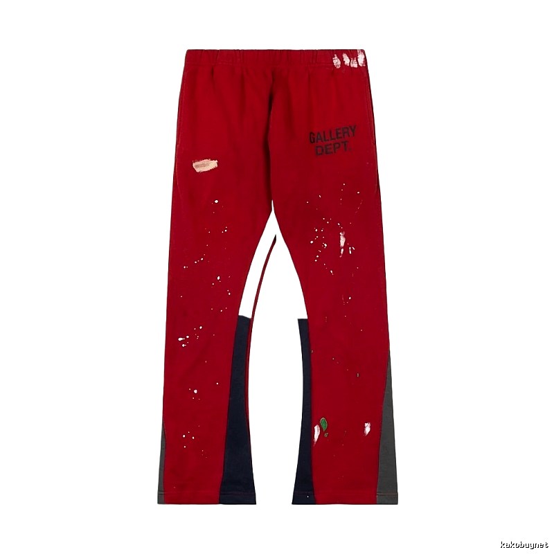 Gallery Dept Graffiti-style Red Trousers