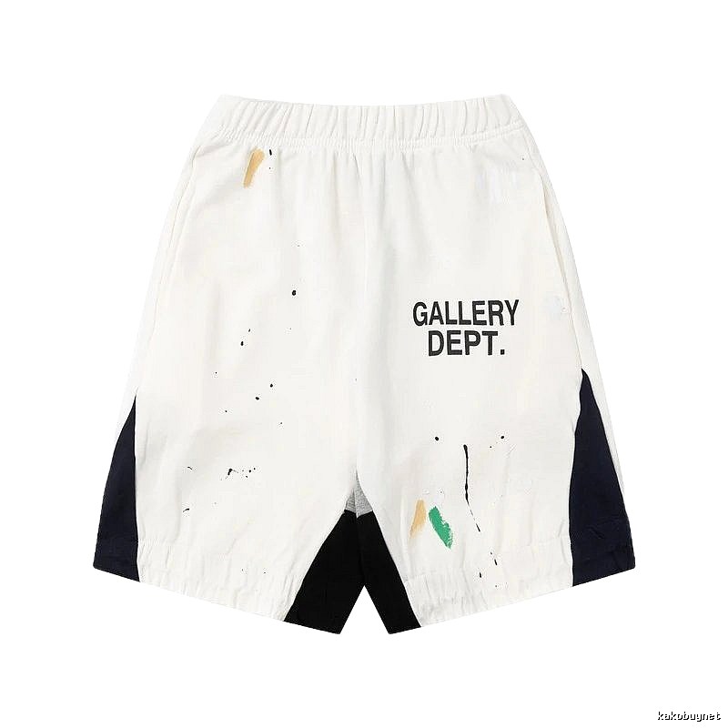 Gallery Dept. Graffiti Style White Shorts