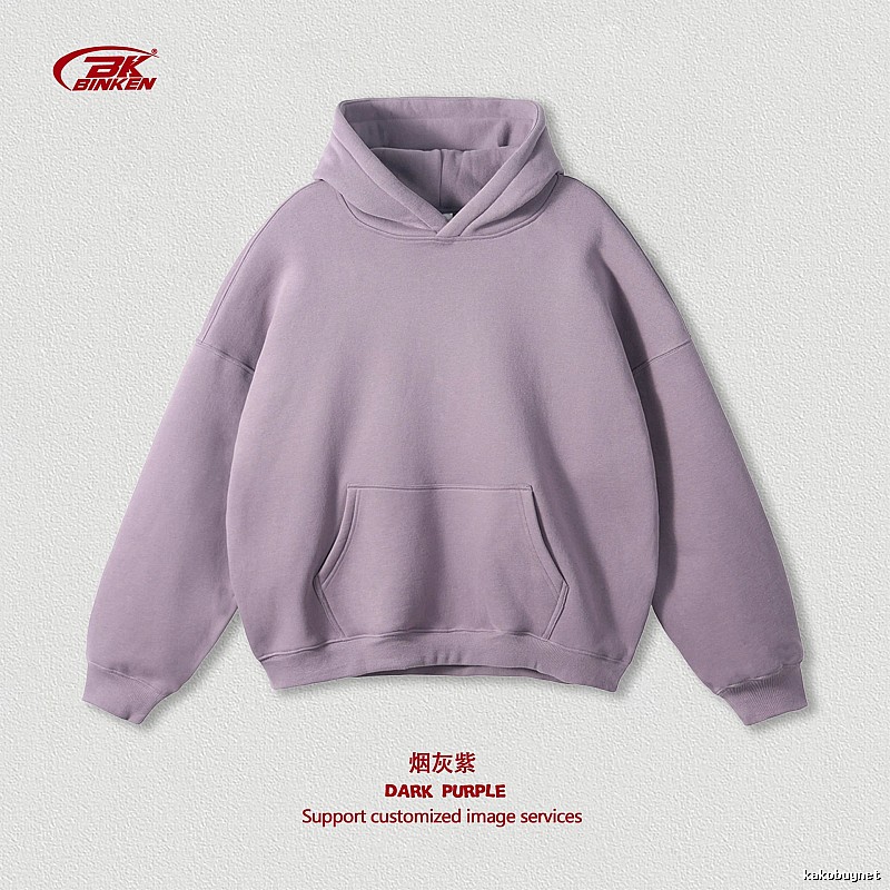 Gift Ready Pullover hoodie Navy Blank Kangaroo with Standout Detail