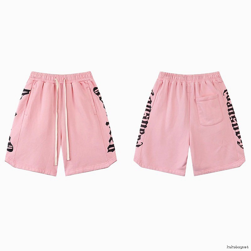 Godspeed Gothic Print Street Style Pink Shorts