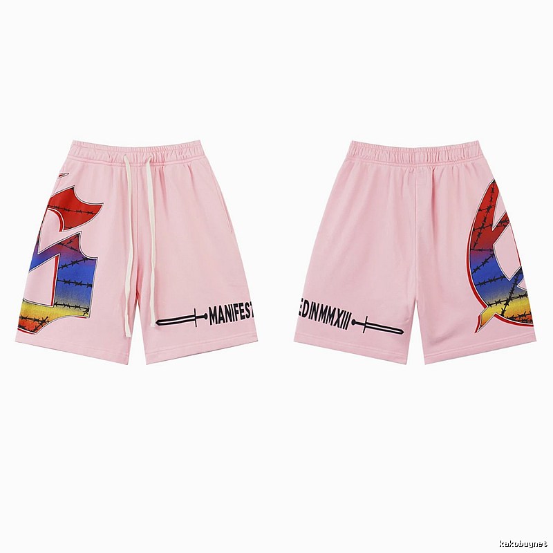 Godspeed Gradient Print Street Style Pink Shorts