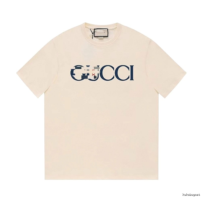 Gucci Classic Printed Casual Style Off-white Short Sleeve T-Shirt