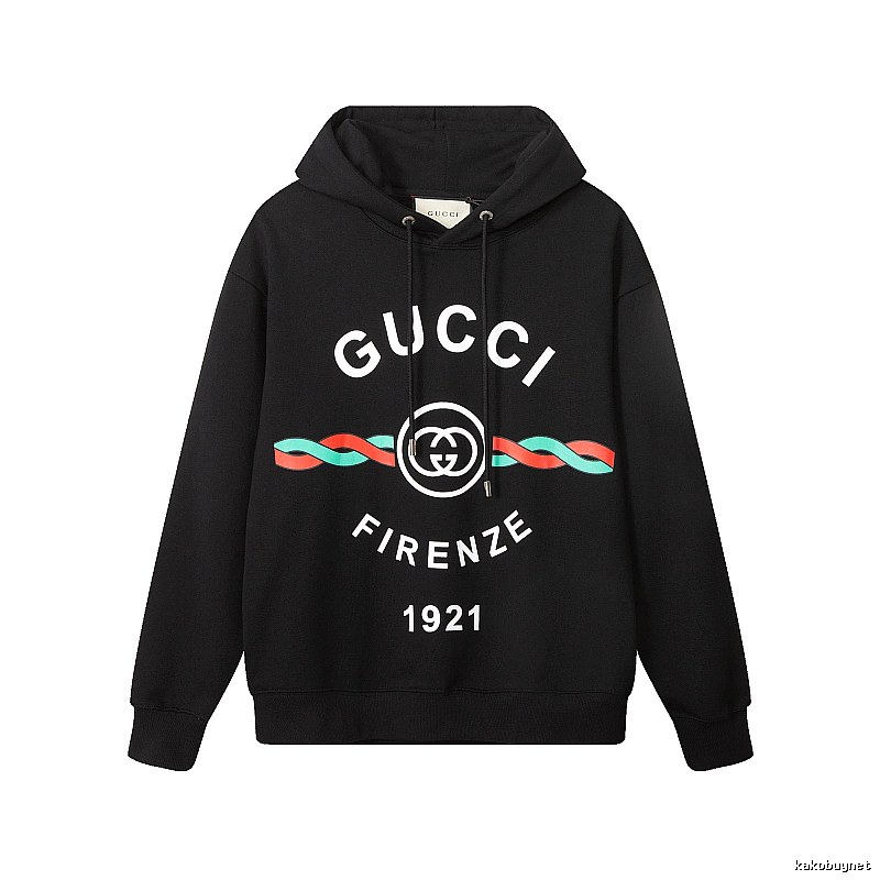 Gucci Hoodie with Black Hoodie with Gucci Firenze