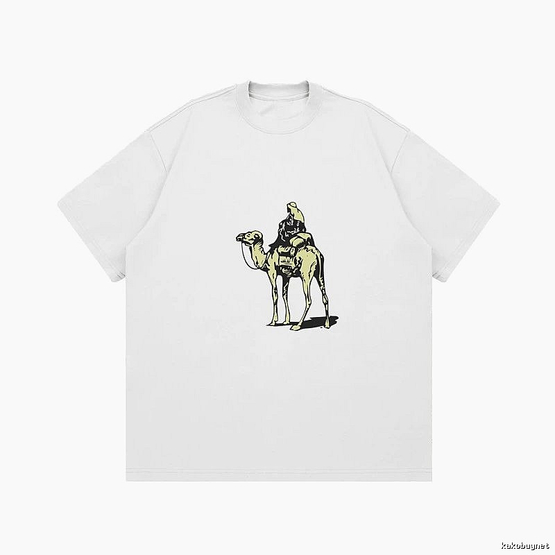 Hermes Classic Horse graphic T-shirt White Equestrian Artwork for Daily Styling
