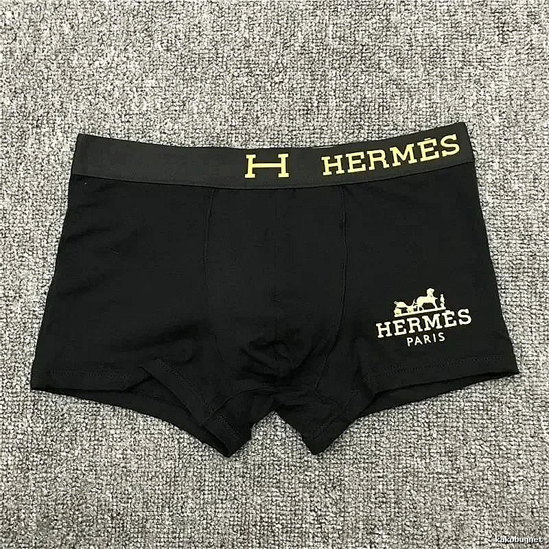 Hermes Classic Logo boxer briefs Black Boxer Briefs for Daily Styling