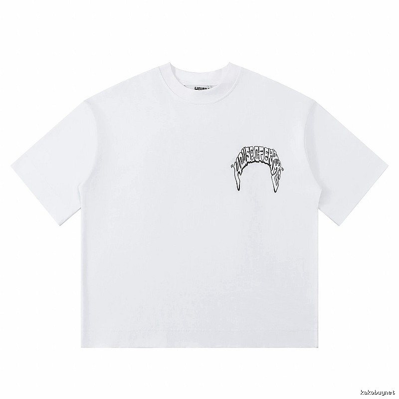 House of Errors Trendy White Short-sleeve Shirt