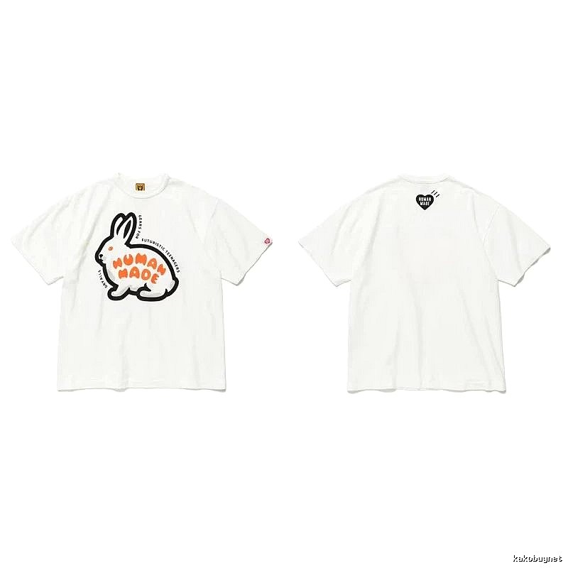 Human Made Daily Heart logo T-shirt Black Green Human with Visual Detail