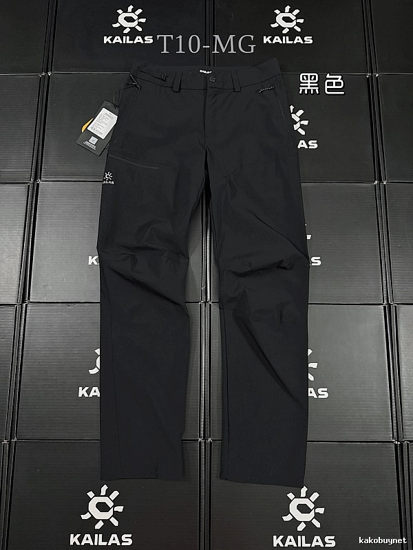 KAILAS Technical Hiking Pants in Black - performance logo