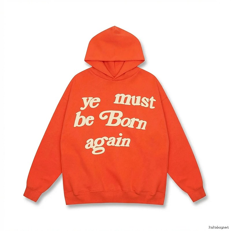 Kanye orange trendy style sweatshirt
