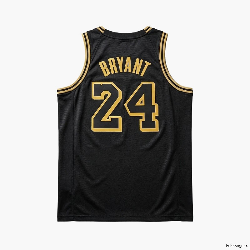 Kobe No.24 black and yellow basketball vest