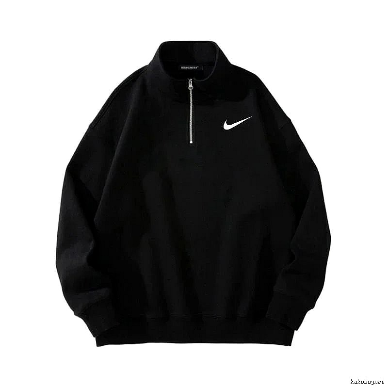 Lacoste Premium Style Quarter-zip sweatshirt Black Quarter Zip for Resort Outfits