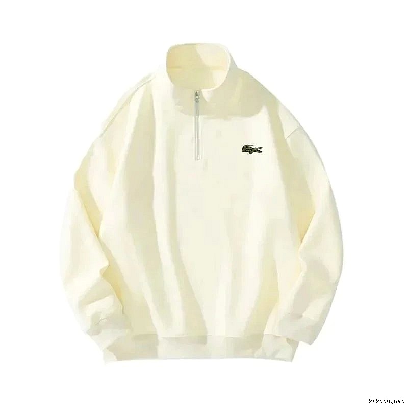 Lacoste Travel Quarter-zip sweatshirt Black Quarter Zip with Modern Look