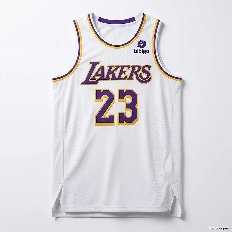 LBJ Lakers retro-style jersey