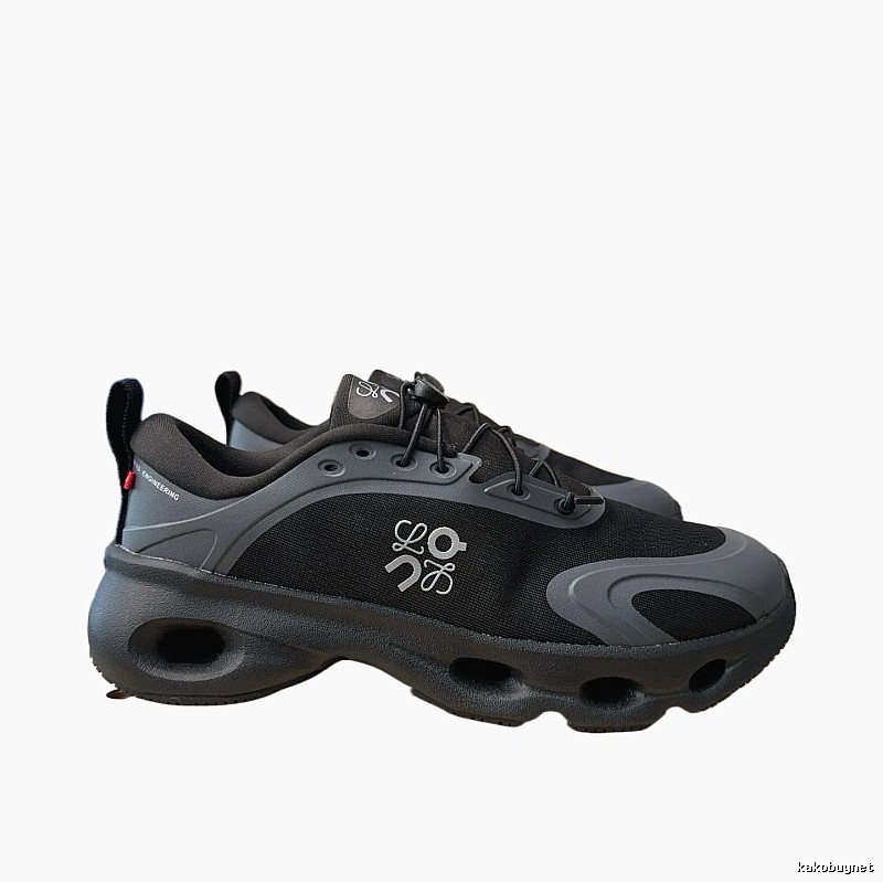 LOEWE black casual sports shoes