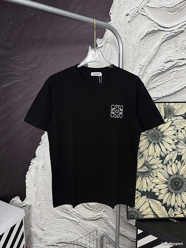Loewe Casual Logo T-shirt Black Small Loewe for Streetwear Looks