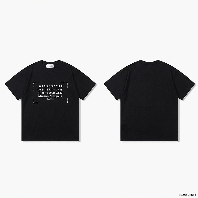 Maison Margiela Digital Style Black T-shirt