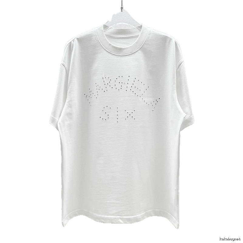Maison Margiela MM6 Streetwear Style White Short-sleeve T-shirt